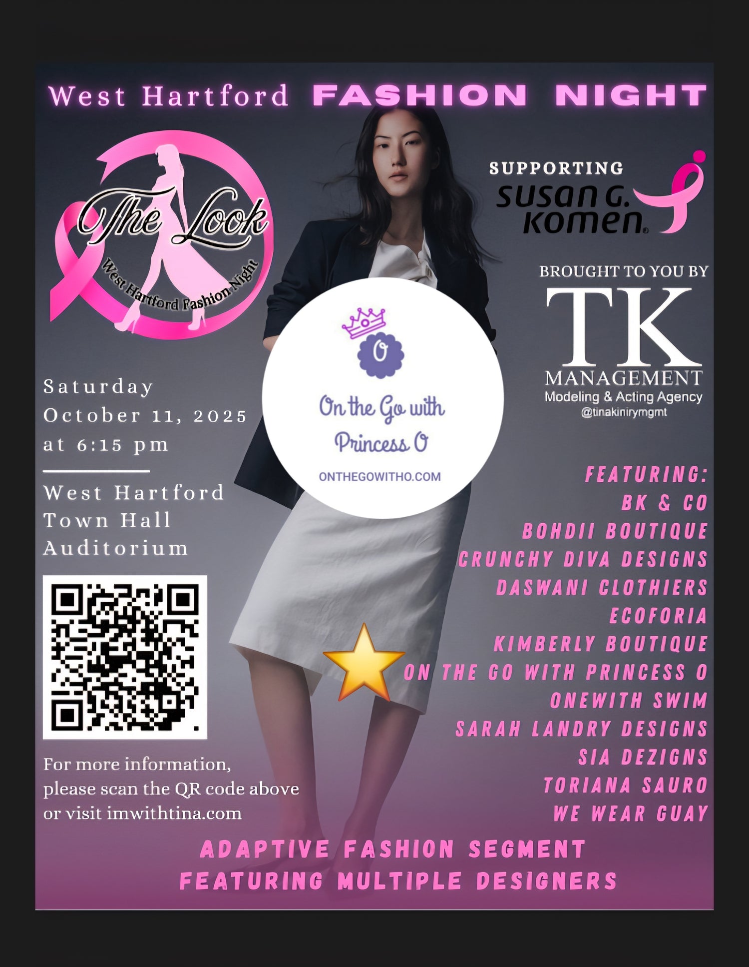 On the Go with Princess O supports Breast Cancer Walk