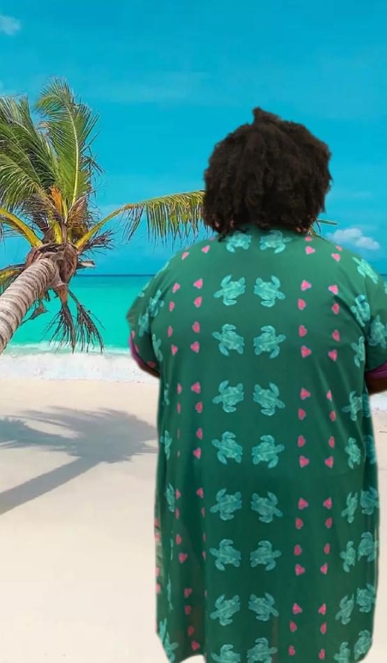 Save the Turtles Chiffon Wrap - On the Go with Princess O