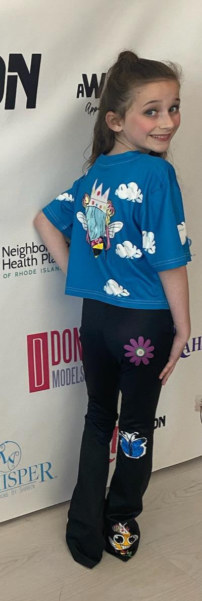 Queen Bee Head in the Clouds Crop Top - On the Go with Princess O