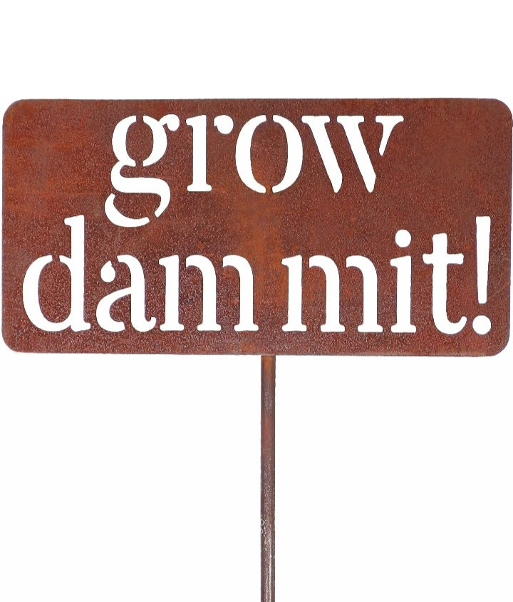 Metal Yard Art Sign