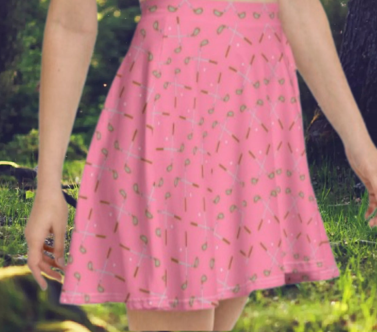 Pink Ladies Golf Skirt - On the Go with Princess O
