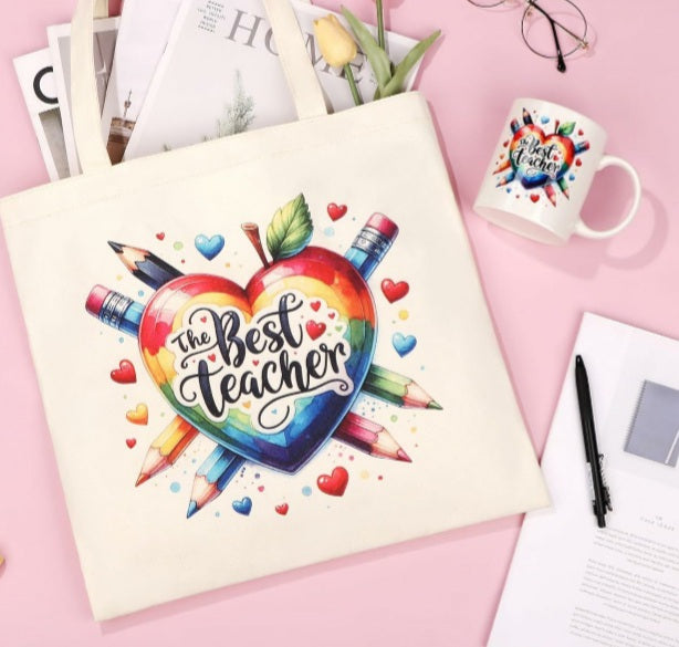 The Best Teacher Gift Mug & Tote Bag