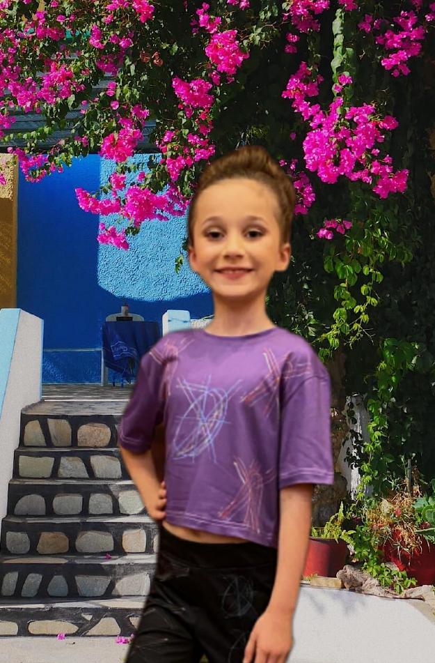 Scribble Crop Top - On the Go with Princess O