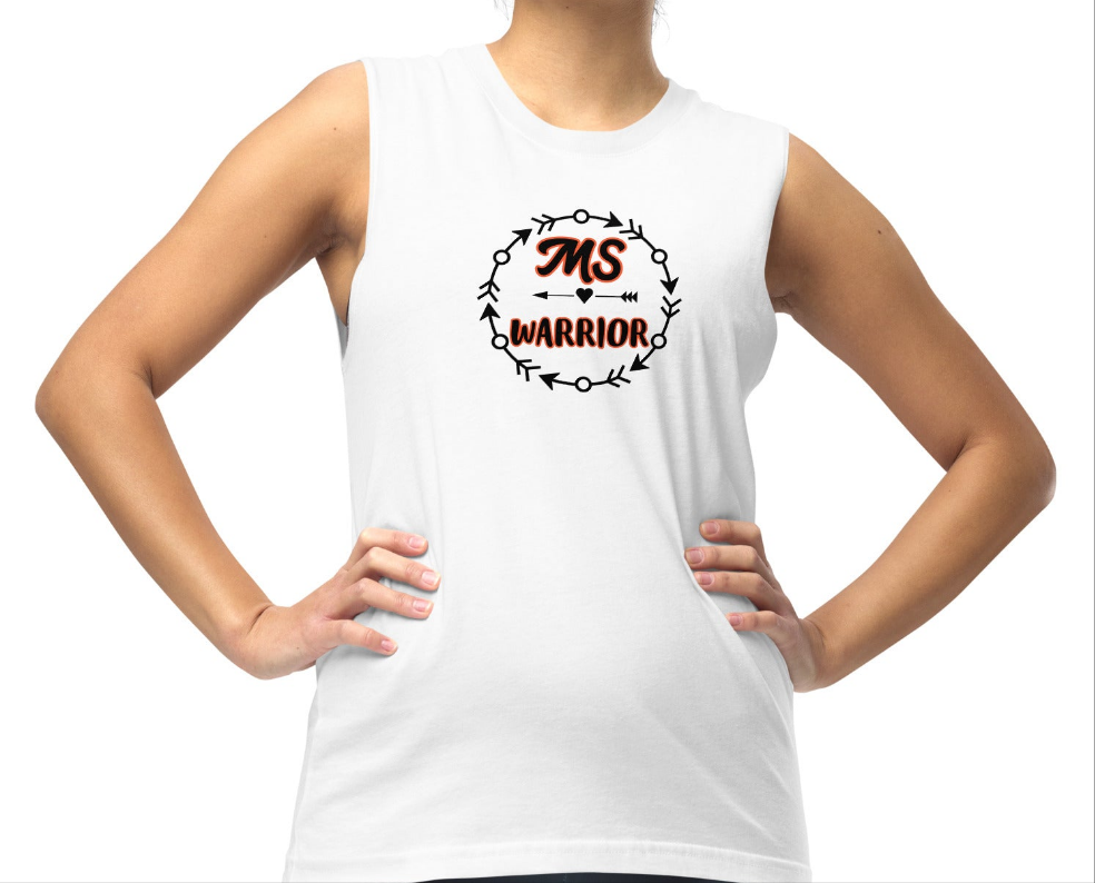Adult MS Warrior Muscle Shirt On the Go with Princess O