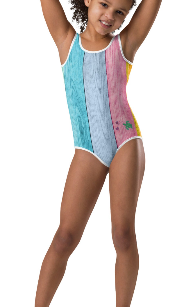 Girls Save the Sea Turtles UPF Swimsuit