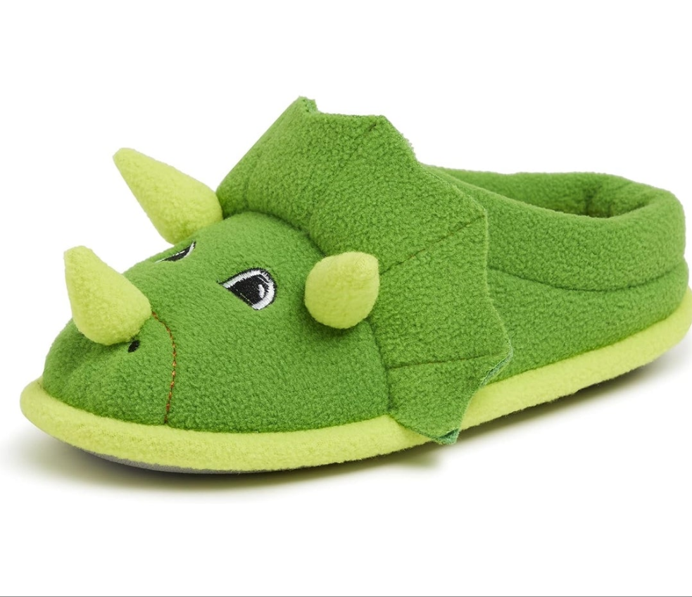 Kid's Dinosaur Deerfoam Slippers On the Go with Princess O