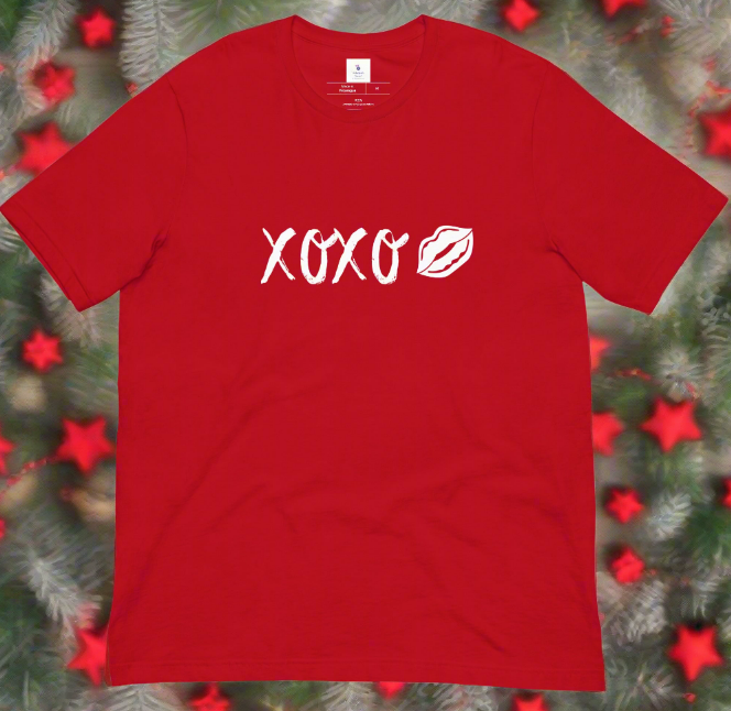 XOXO Hugs & Kisses Juniors Womans Tee - On the Go with Princess O