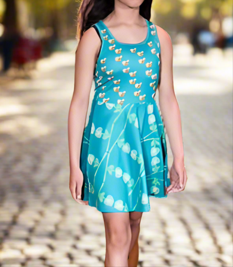Flowers & Queen Bees Girls Juniors Dress - On the Go with Princess O