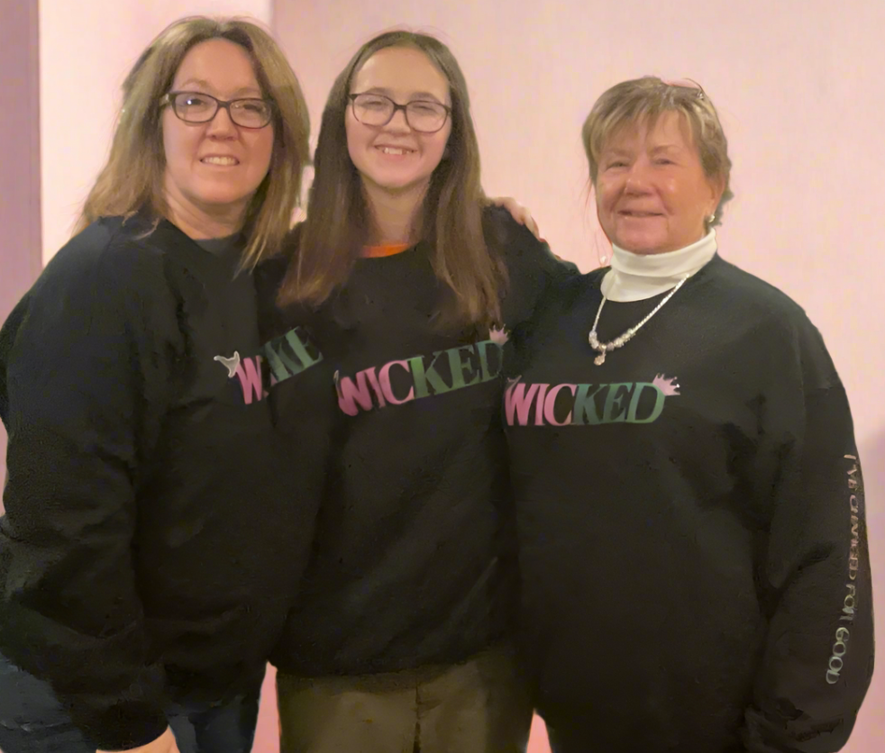 Wicked I've Changed for Good Juniors Womens Sweatshirt