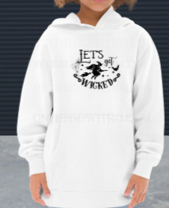 Let's Get Wicked Youth Hoodie - On the Go with Princess O