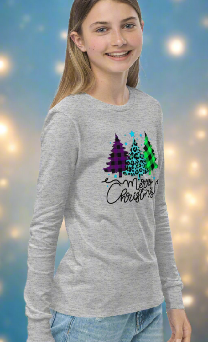 Merry Christmas Cotton Long Sleeve On the Go with Princess O