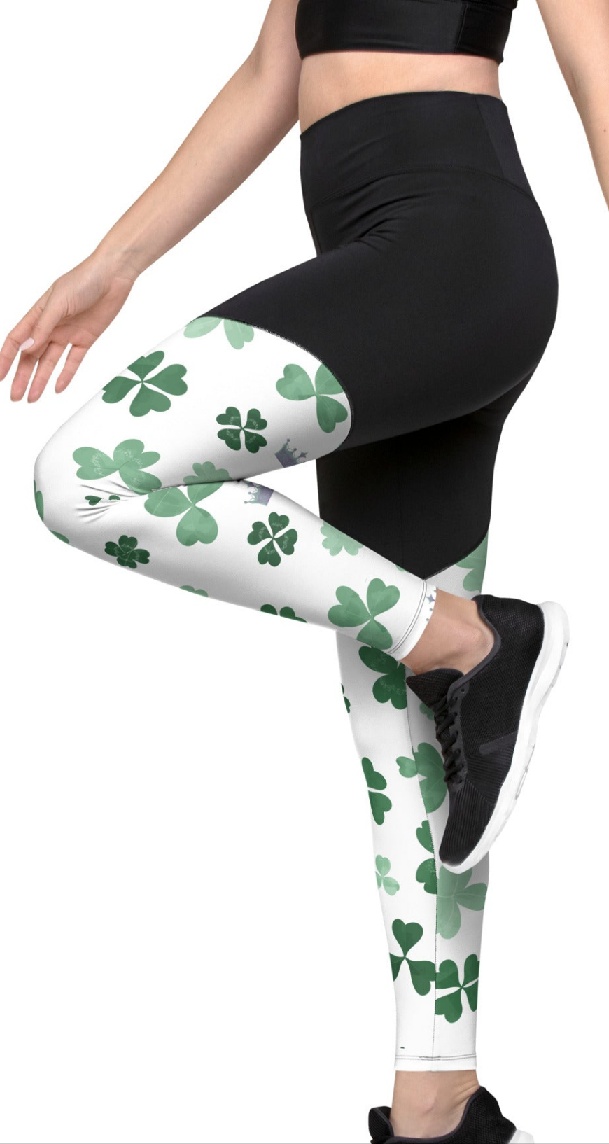 Women's Shamrock two-tone Leggings On the Go with Princess O