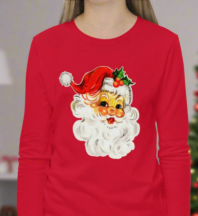 Santa Clause Youth Long Sleeve - On the Go with Princess O