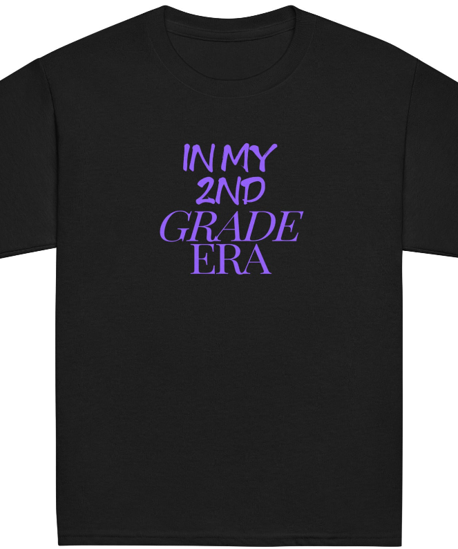 In My 2nd Grade Era Tee On the Go with Princess O