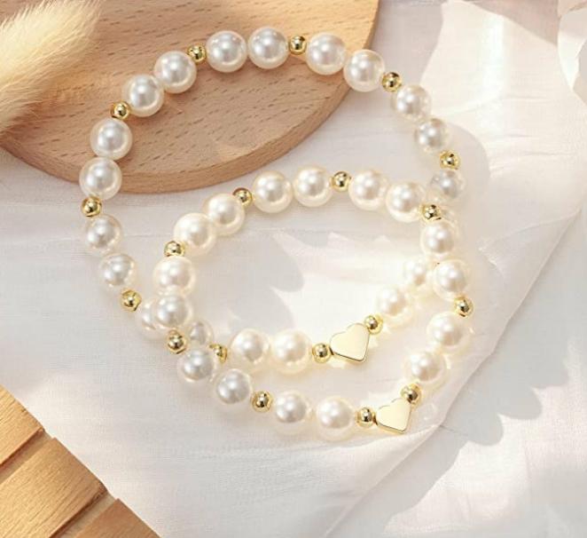 Mother and Daughter Natural Pearl Bracelets - On the Go with Princess O