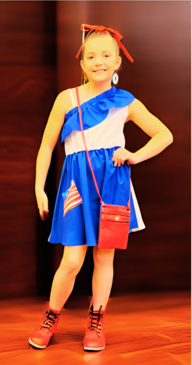 American Patriotic Youth Dress