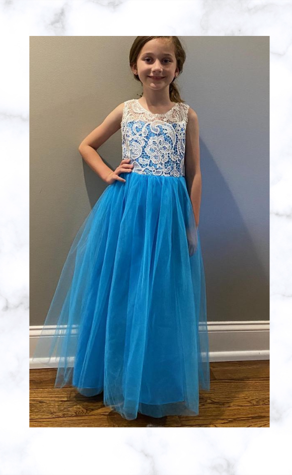 Timeless Floral Lace & Tulle Embroidered Dress - On the Go with Princess O