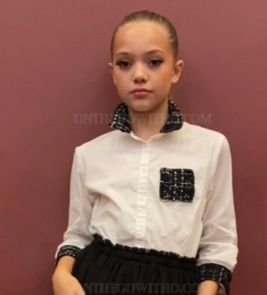 Black & White Tutu with Tweed Pockets