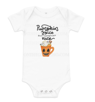 Pumpkin Spice Cotton Onesie