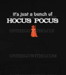 It's Just a Bunch of Hocus Pocus Kids Hoodie - On the Go with Princess O