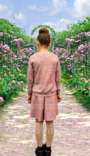 Scribble Dress with Pullover Sweater - On the Go with Princess O