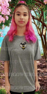 Queen Bee Swarovski Jersey Tee (M) - On the Go with Princess O