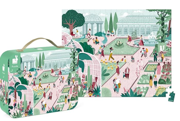 On-the-Go Garden Travel Puzzle Janod