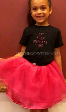 Eat Sleep Princess Vibes Organic Tee