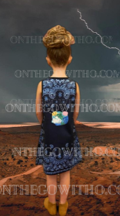 Girl's Save the Planet Earth Dress On the Go with Princess O
