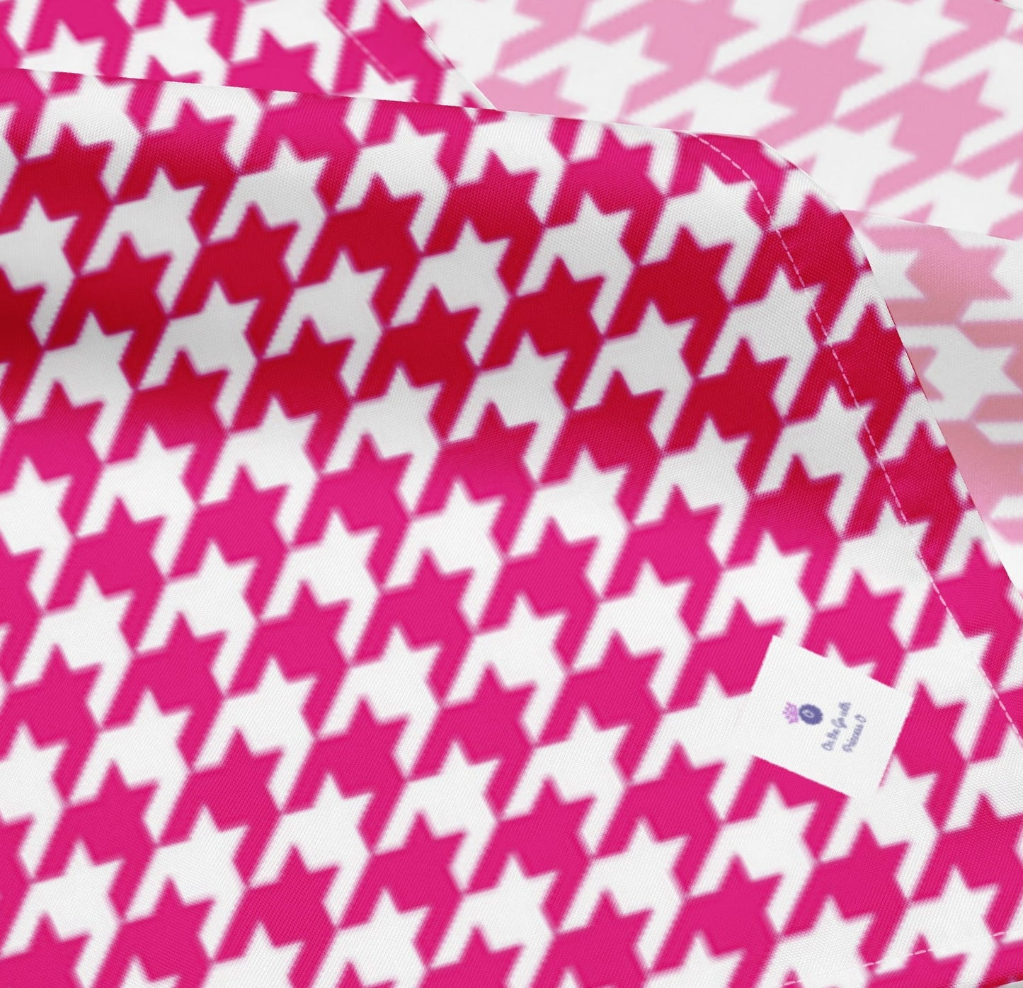 Houndstooth Pink or Blue Bandana - On the Go with Princess O