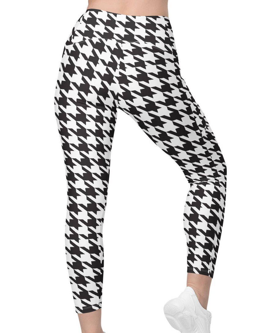 Women's Houndstooth Leggings w/ pockets