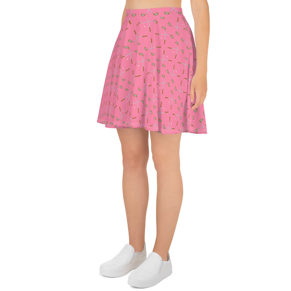 Pink Ladies Golf Skirt - On the Go with Princess O