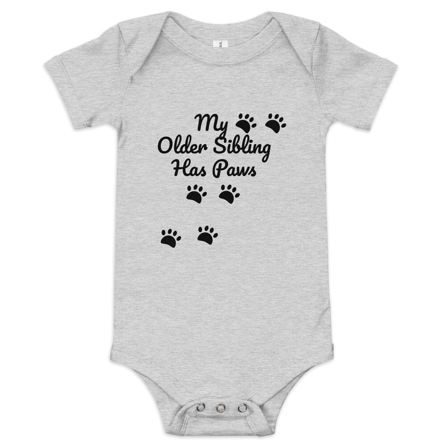 My Older Sibling Has Paws Onesie