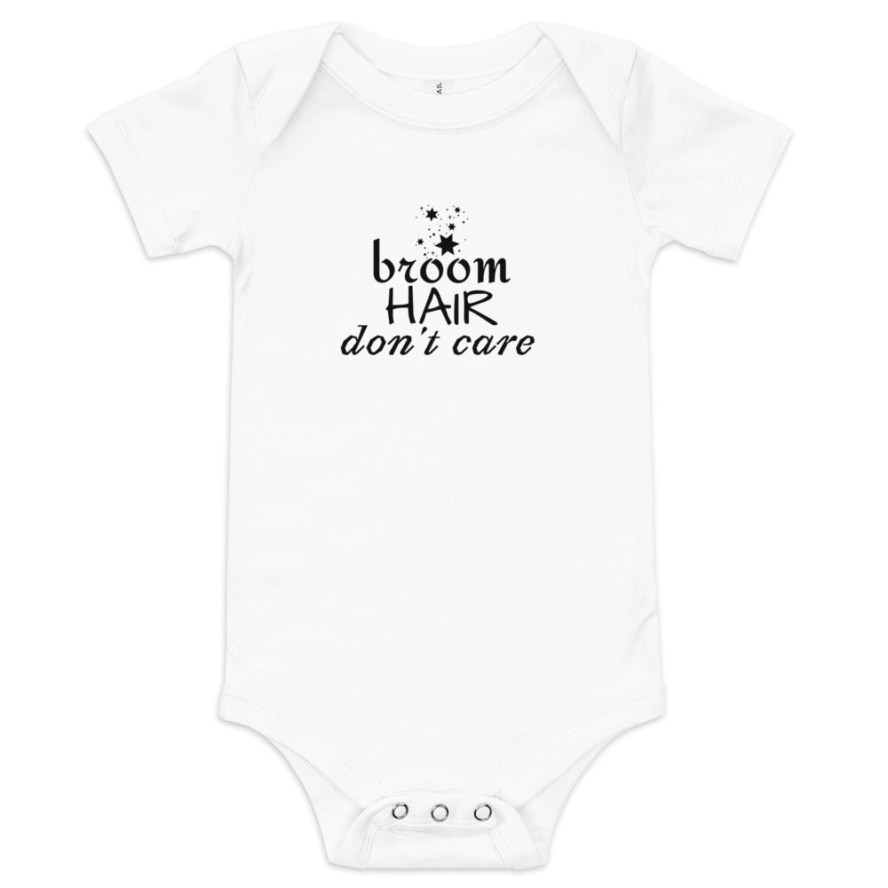 Broom Hair Baby Onesie - On the Go with Princess O