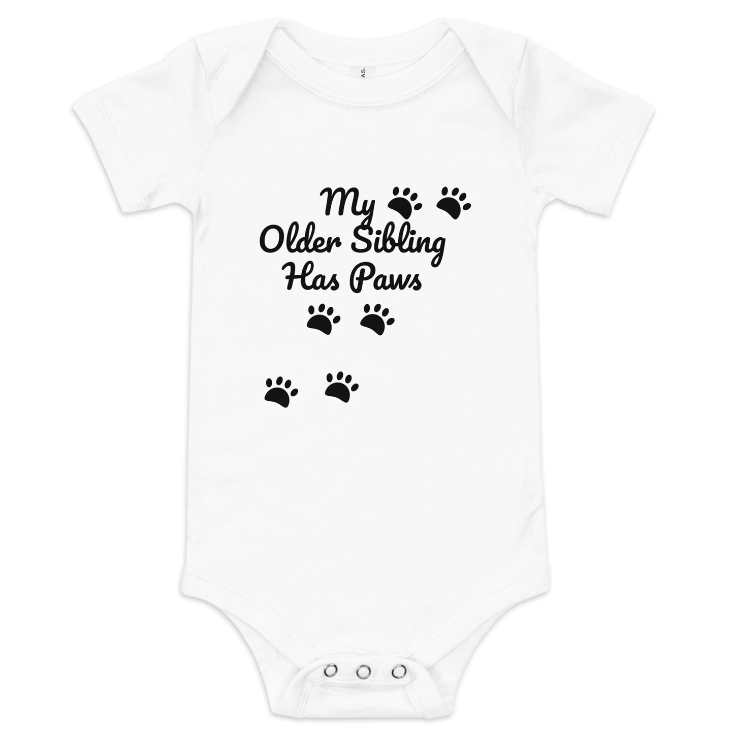 My Older Sibling Has Paws Onesie