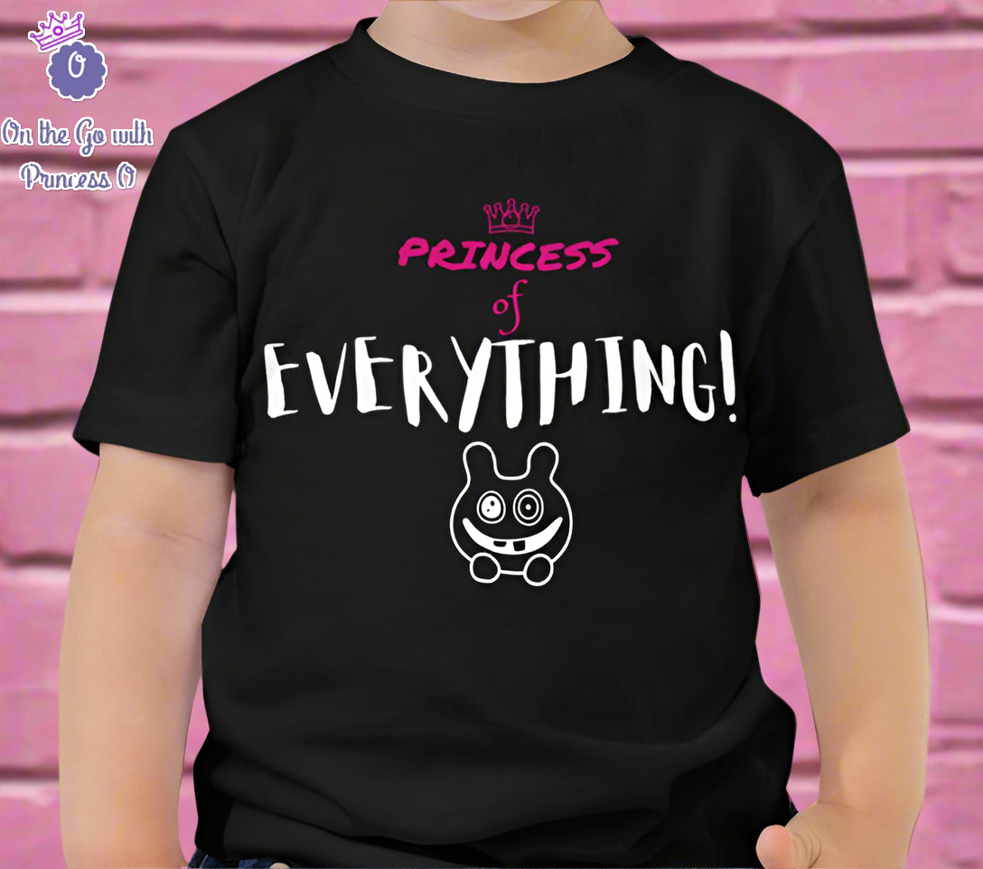 Princess of Everything Toddler Cotton Tee - On the Go with Princess O