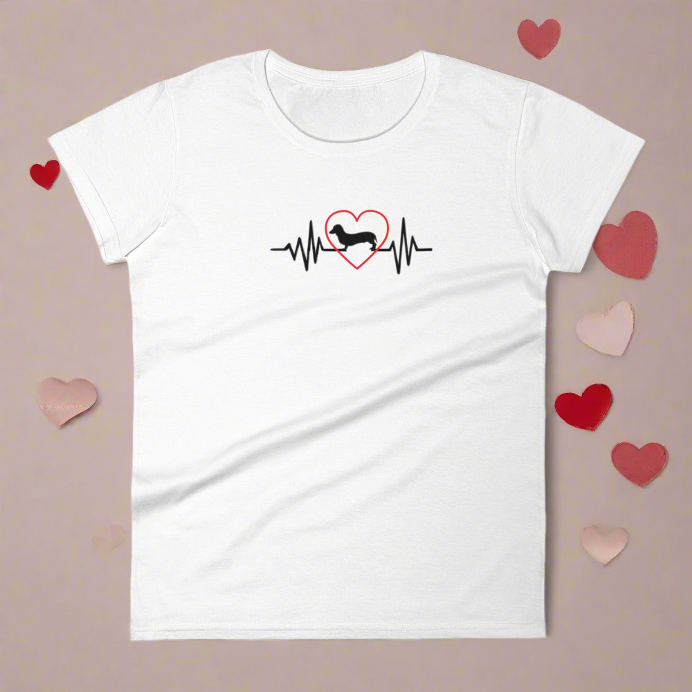 Women's Dachshund Lovers Tee On the Go with Princess O