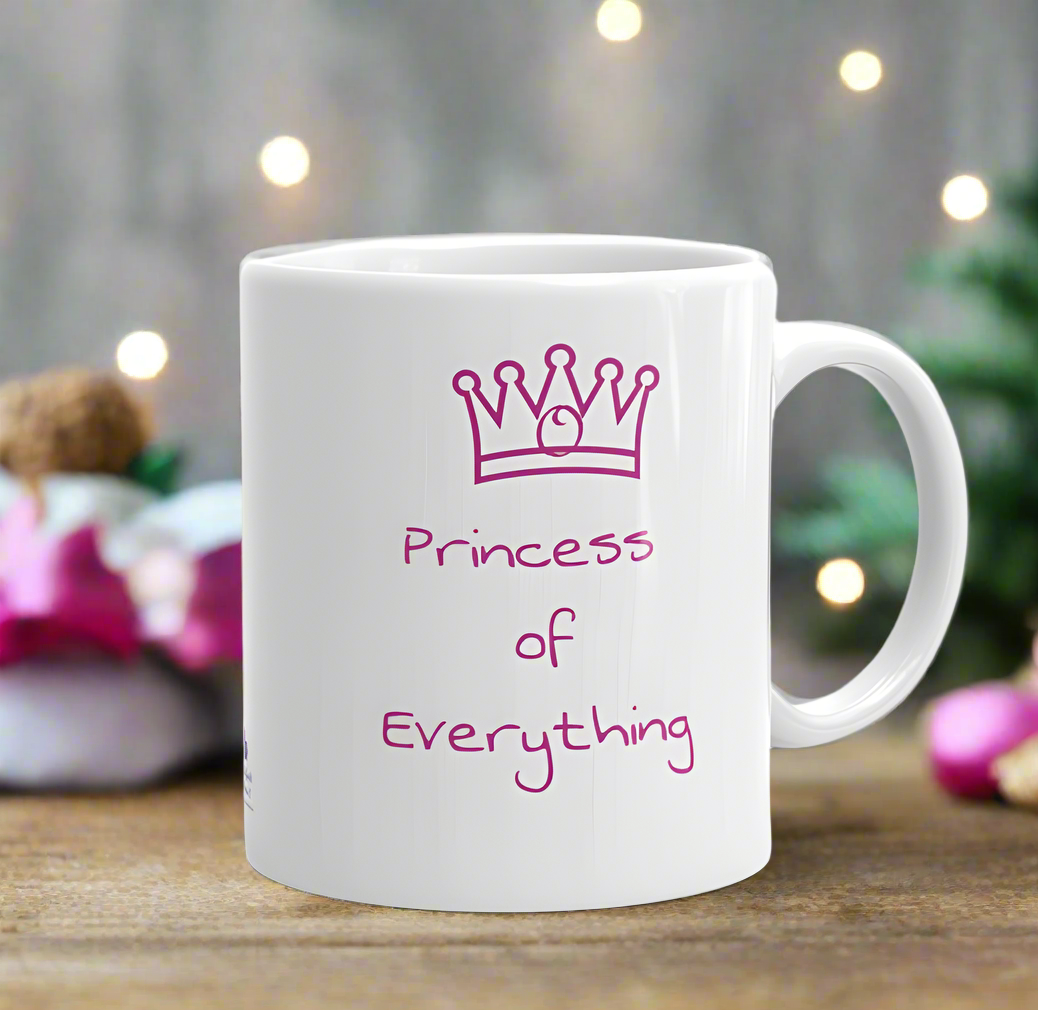 Princess of Everything Ceramic Mug - On the Go with Princess O