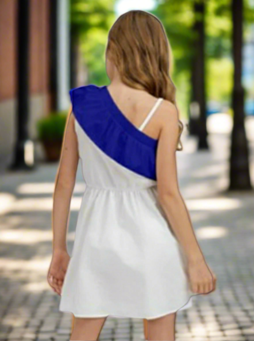 Patriotic Flag Juniors Womens Dress