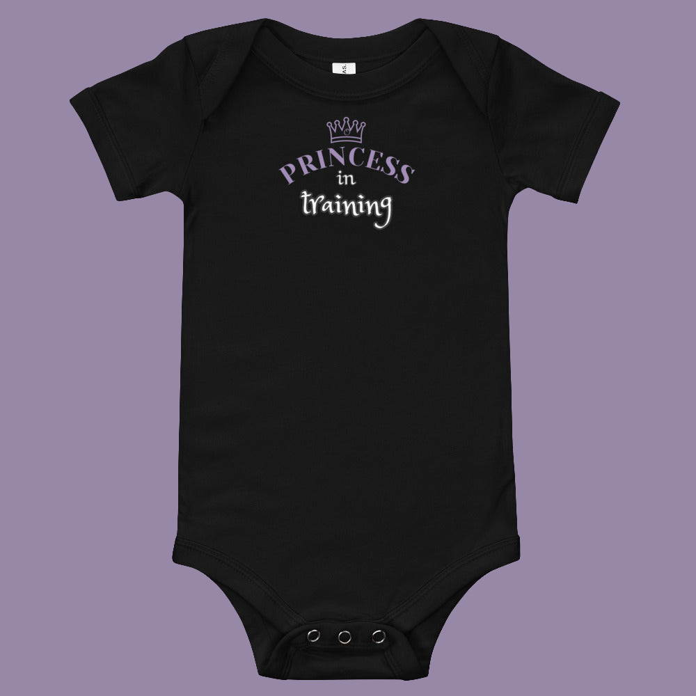 Princess In Training Cotton Onesie - On the Go with Princess O
