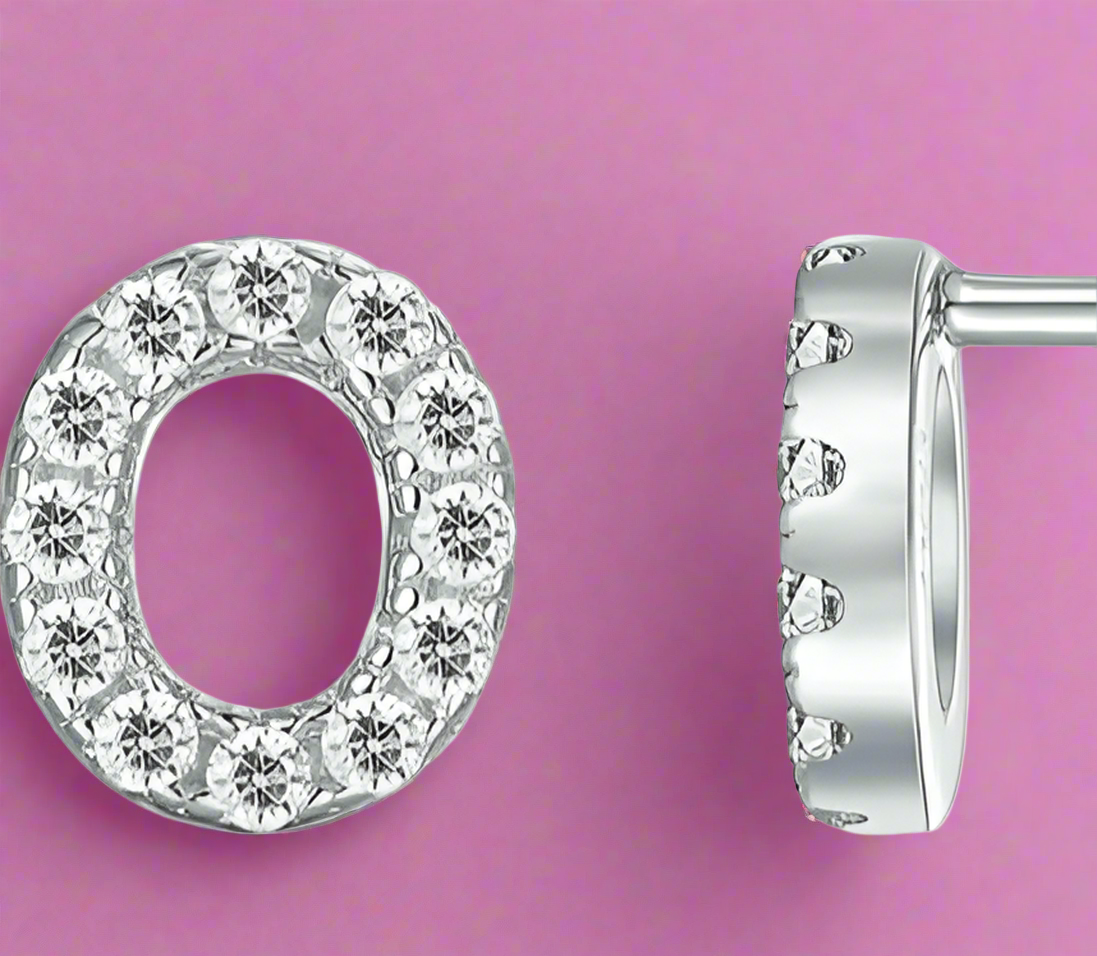 Princess O's Signature 925 Sterling Silver Studs - On the Go with Princess O