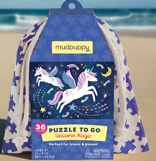 On-the-Go Unicorn Travel Puzzle - On the Go with Princess O