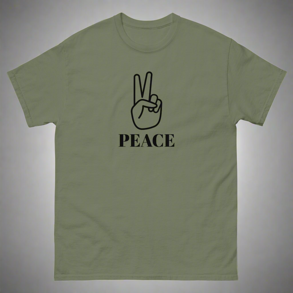 Classic Peace Sign Adult Tee