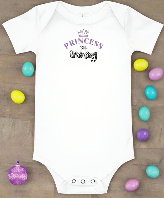 Princess In Training Cotton Onesie - On the Go with Princess O