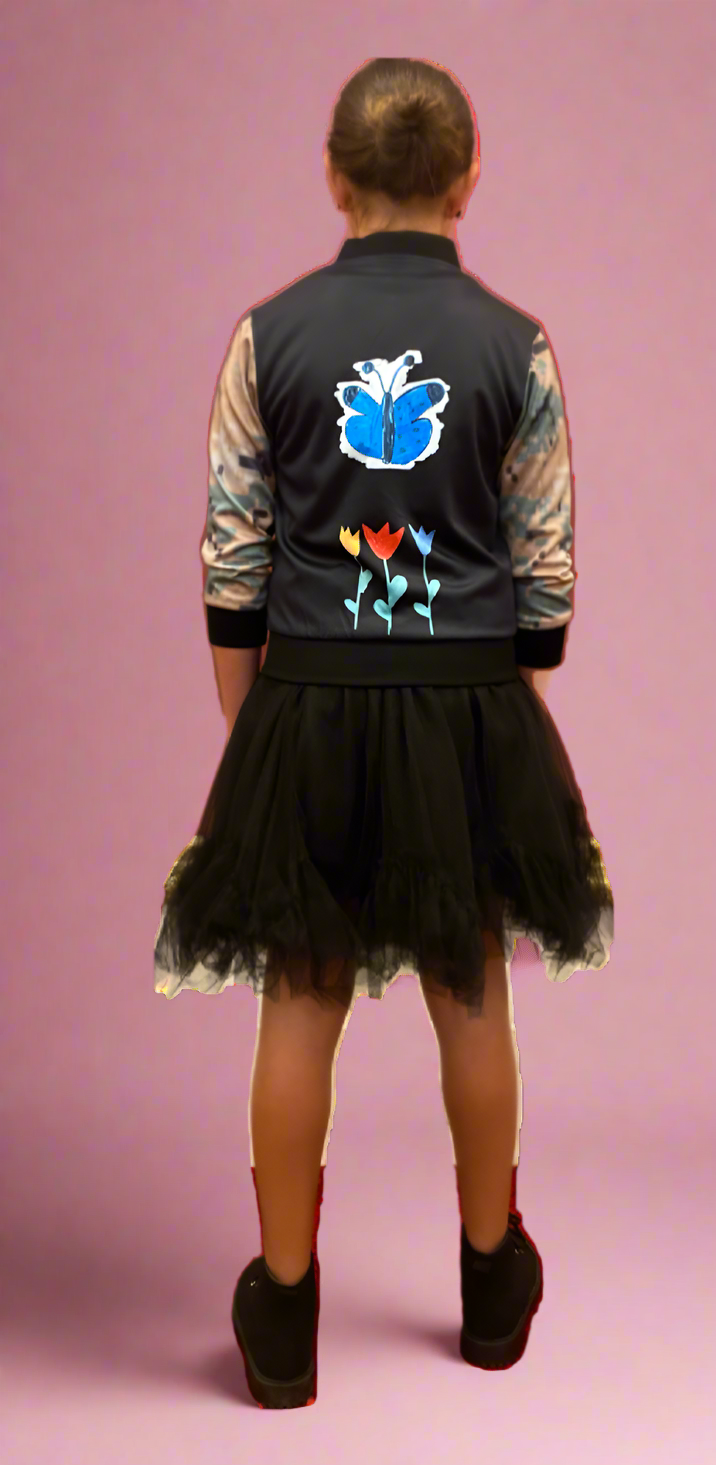 Ruffle Tulle Black Tutu - On the Go with Princess O