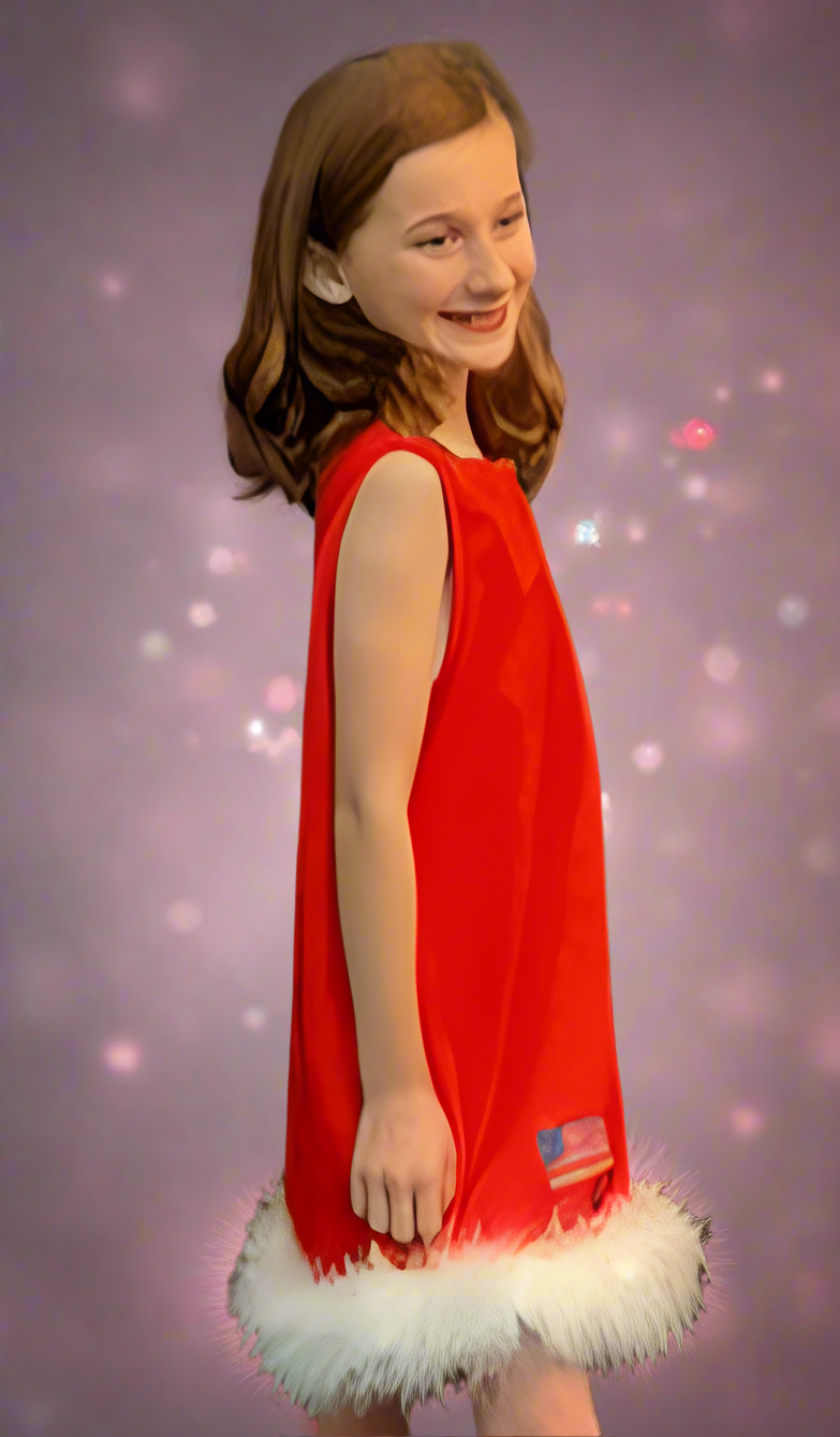 Girls American Flag Party Dress On the Go with Princess O