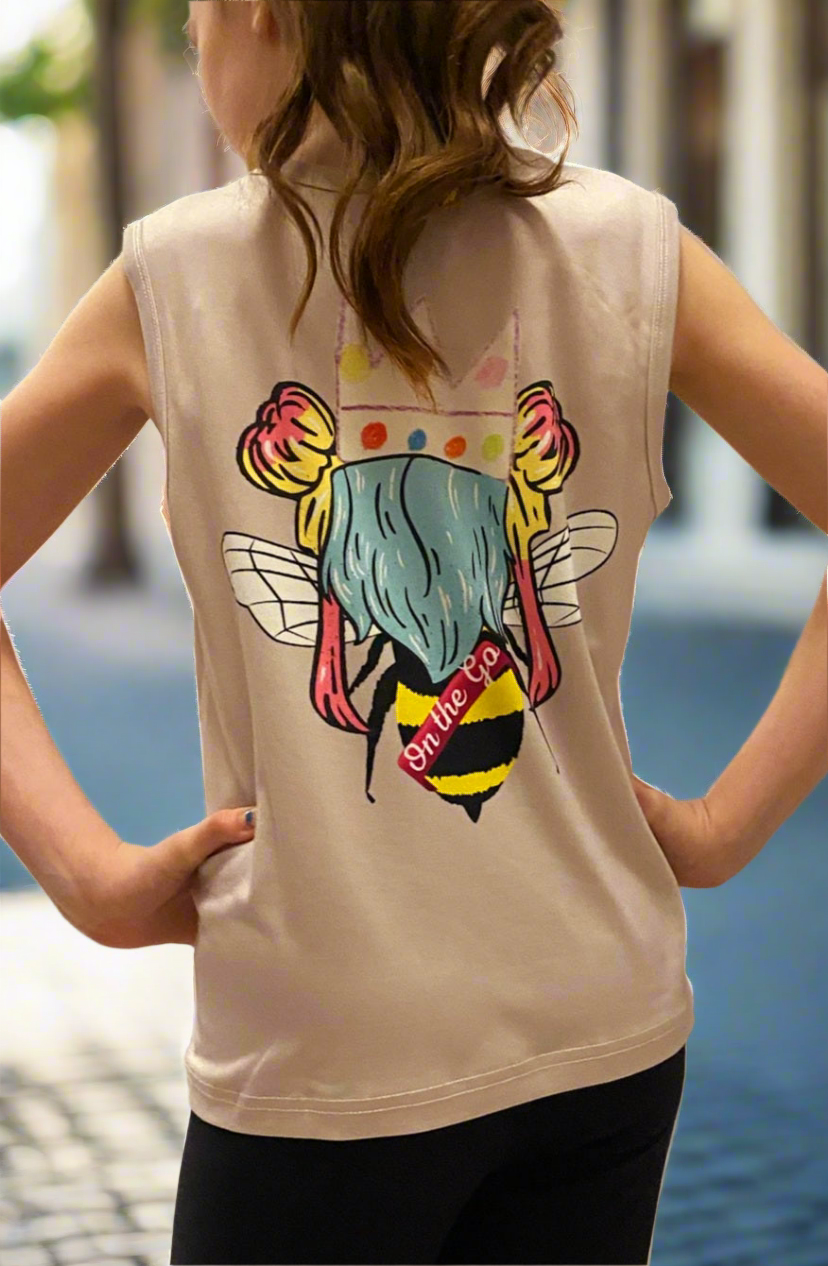 Queen Bee Tank Top (M) - On the Go with Princess O