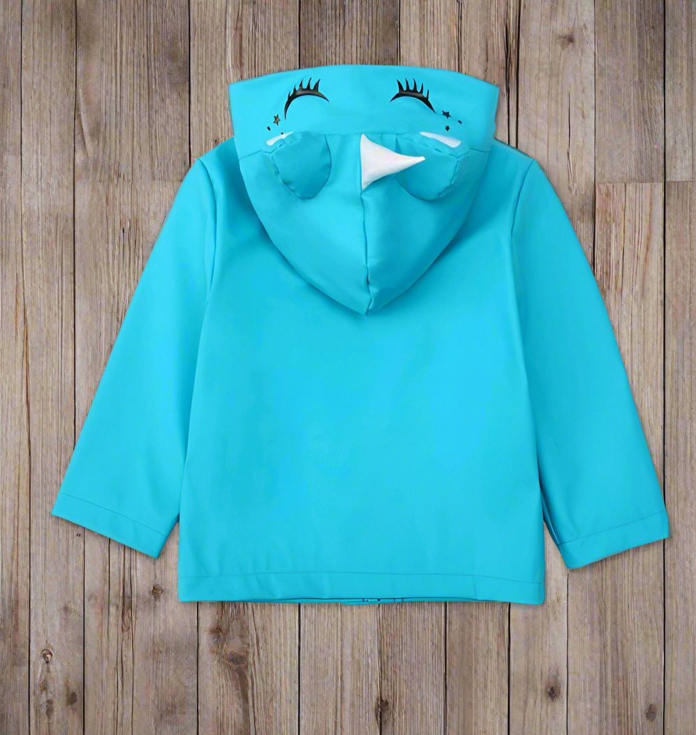 Toddler Unicorn Raincoat Waterproof Lining - On the Go with Princess O