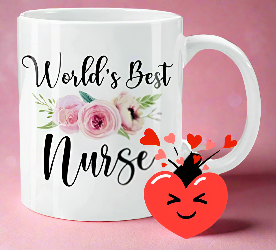 World's Best Nurse Ceramic Mug - On the Go with Princess O