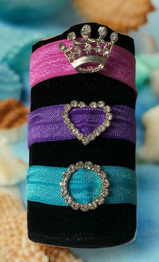 On-the-Go Satin Hair Stretchies - On the Go with Princess O